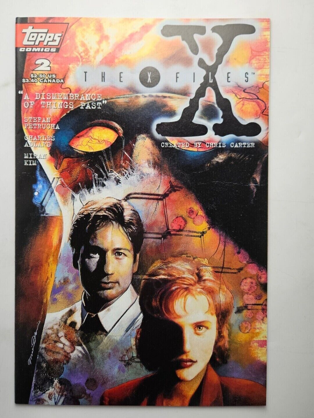 X-Files (1995 series) #2 High Grade condition. Topps comics