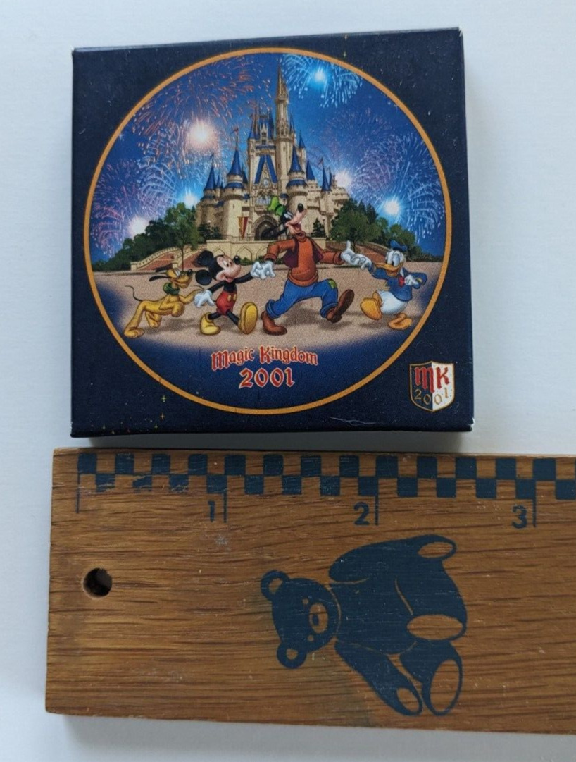 Disney World Magic Kingdom Mickey Disc Ornament 2001