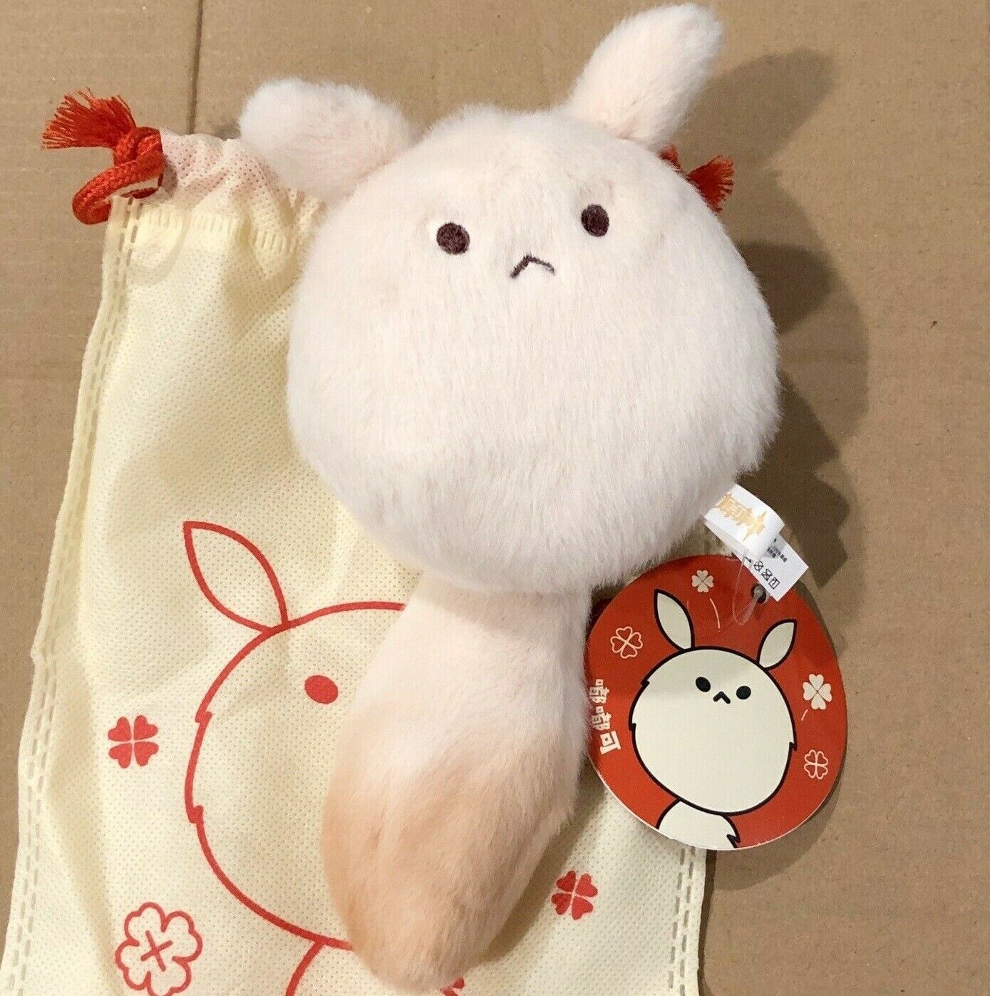 miHoYo Official Genshin Impact Klee Dodoco Fluffy Plush Pendant Charm w Keychain