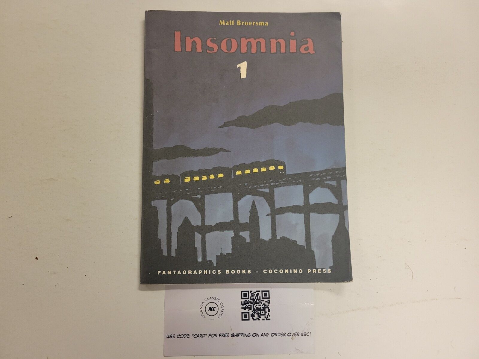 Insomnia #1 VF Fantagraphic Books Coconio Press Matt Broersma 1 TJ23