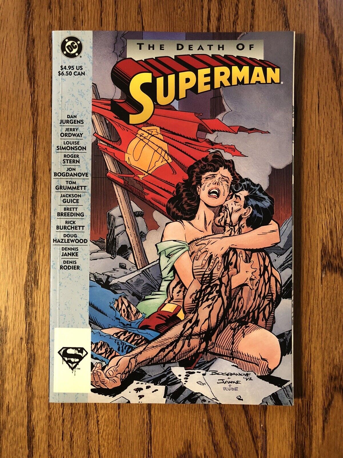 The Death of Superman (DC Comics, January 1993) first printing, VERY GOOD/MINT