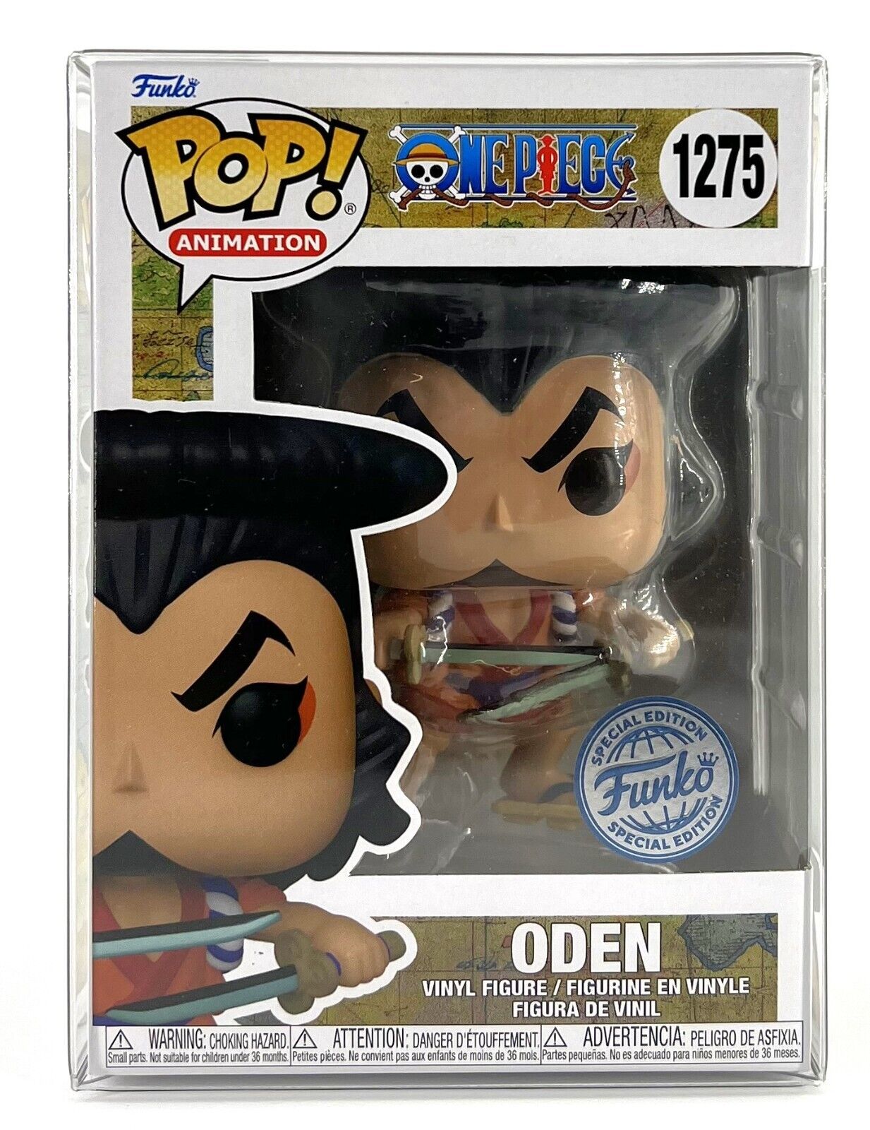 Funko Pop One Piece Oden #1275 Funko Special Edition with Protector
