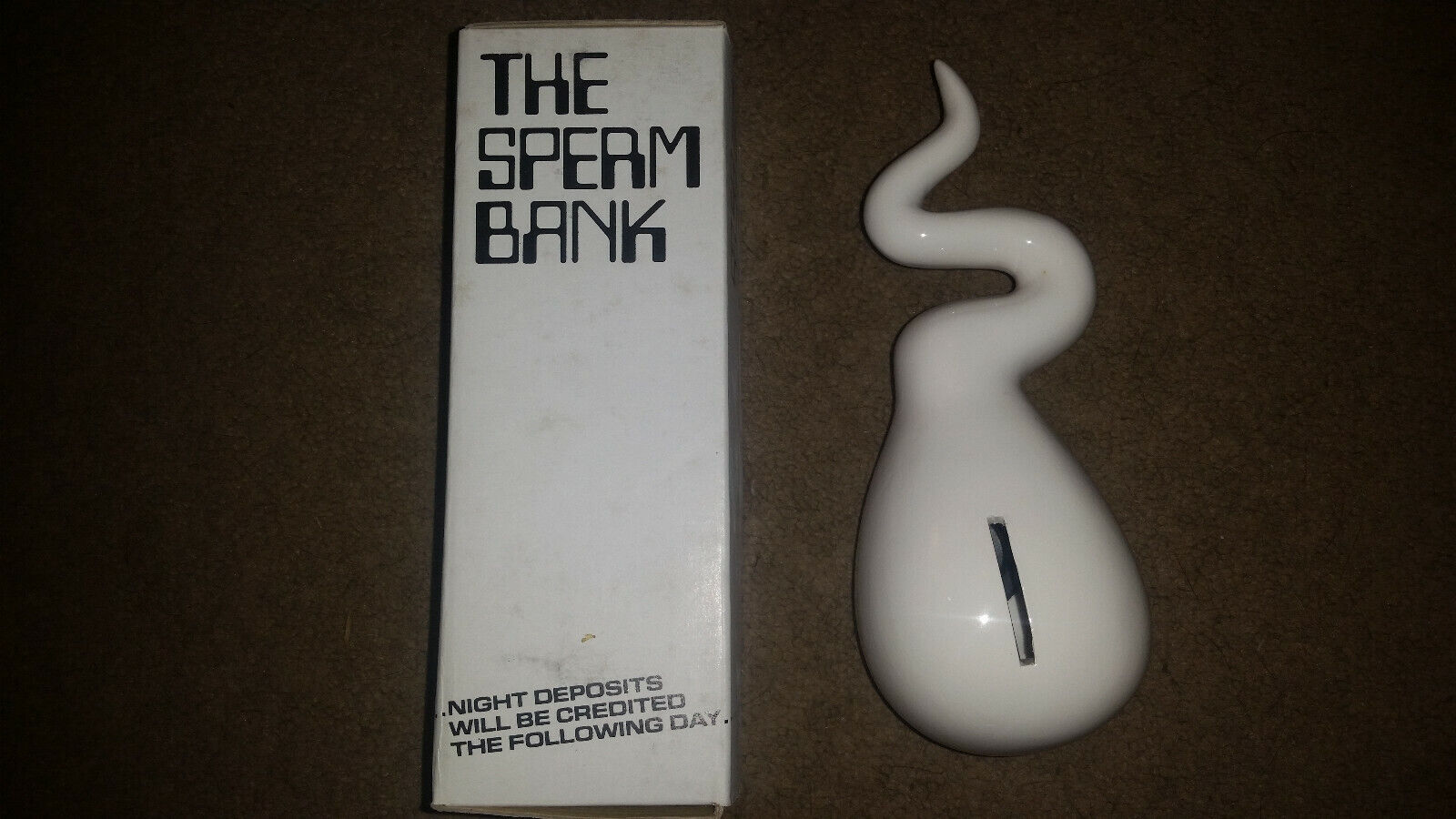 NEW OLD STOCK VINTAGE THE SPERM BANK VERY FUNNY MUST READ 