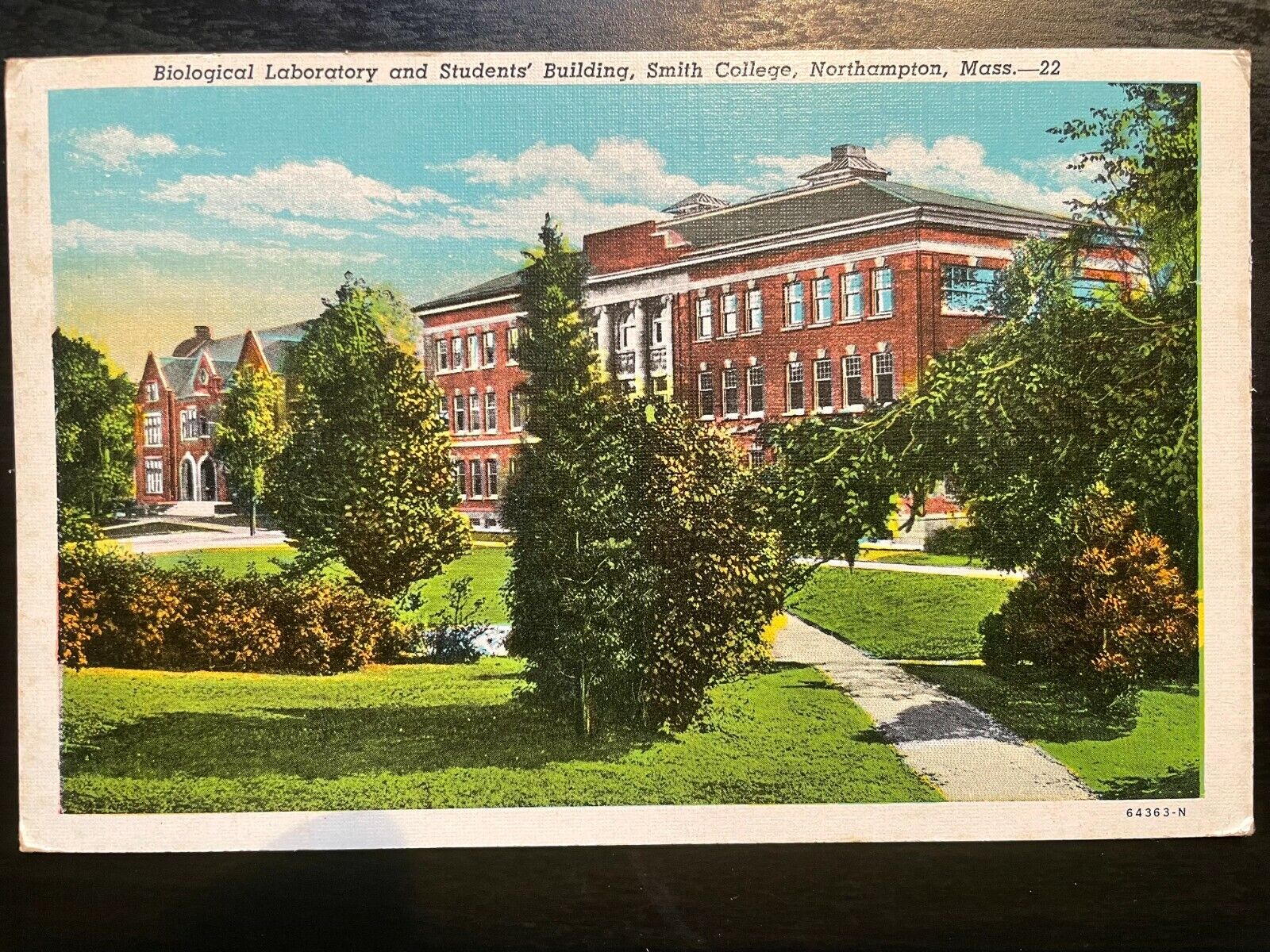 Vintage Postcard 1915-1930 Biological Lab, Smith College, Northampton (MA)