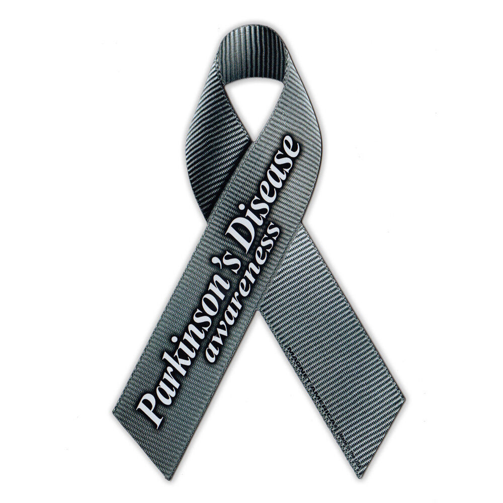 Magnetic Bumper Sticker - Parkinson's Disease Support Ribbon - Awareness Magnet