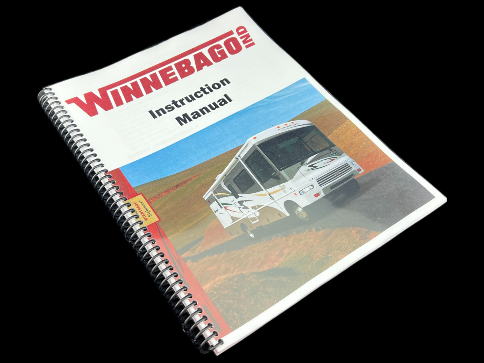 2007 Winnebago Sightseer Home Owners Operation Manual User Guide Coil Bound