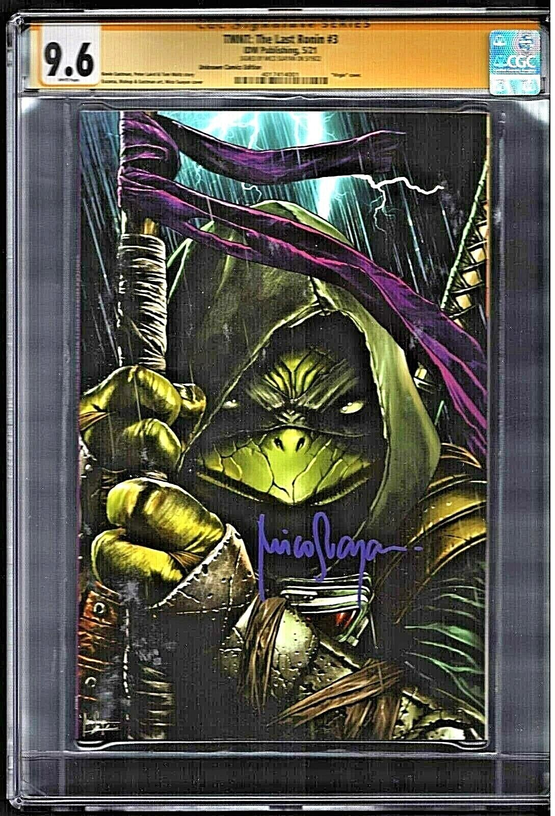 THE LAST RONIN #3 TMNT SIGNED BY MICO SUAYAN CGC 9.6 SS VIRGIN VARIANT 🚨📈🚨