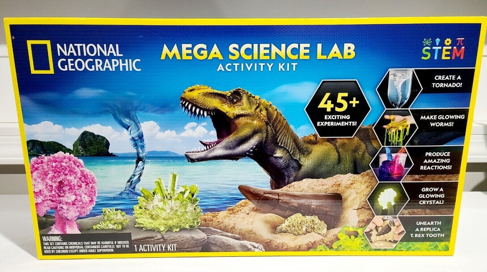 National Geographic Mega Science Lab Activity Kit STEM 45+ experiments