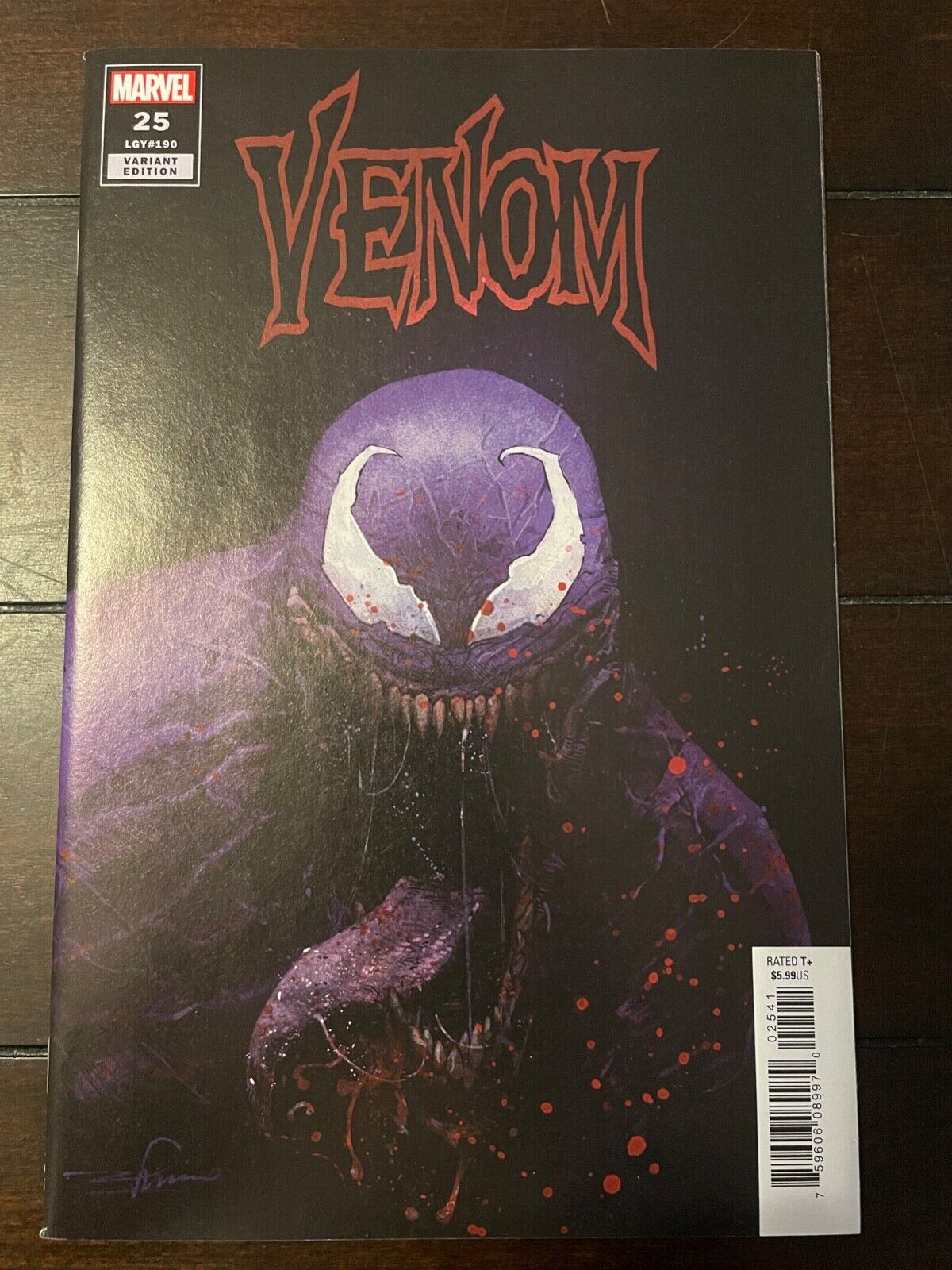 Venom 25 Zaffino Variant High Grade 9.6 Marvel Comic Book D72-142