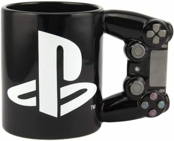 Playstation 4th Gen Controller 11 oz. PS4 PS5 Mug Black NEW Official 