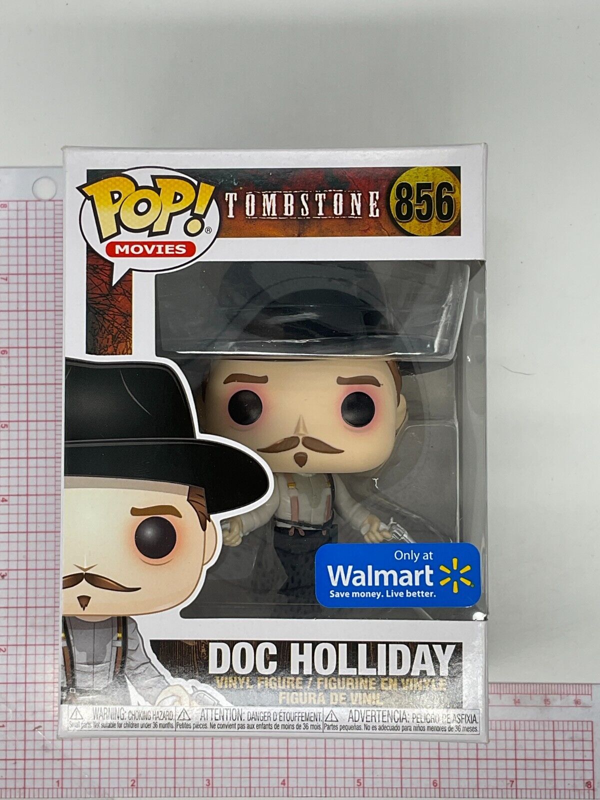 Funko Pop Movies: Doc Holliday #856 (Tombstone) *Walmart* Figure A02