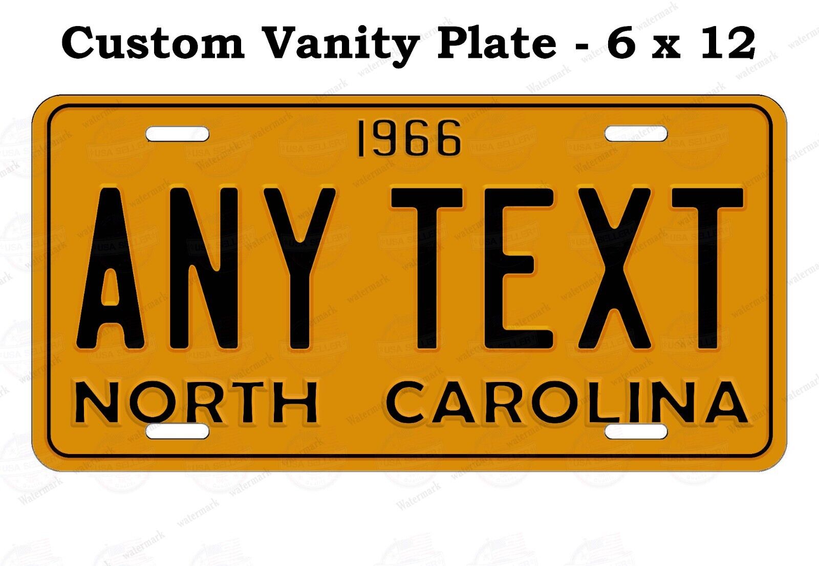 Vintage North Carolina 1966 State License Plate For Car Bike ATV Keychain Magnet