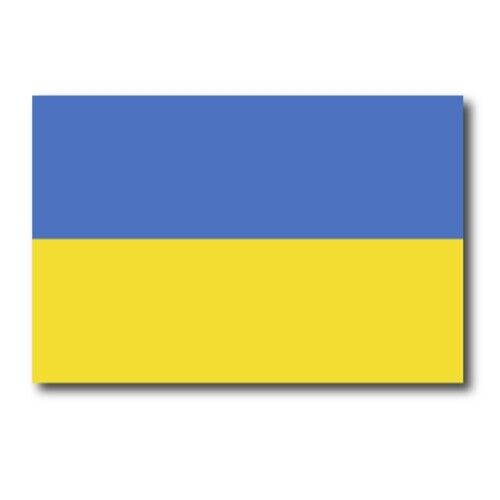 Ukraine Ukranian Flag Magnet 4x6 inch International Flag Decal for Car or Fridge