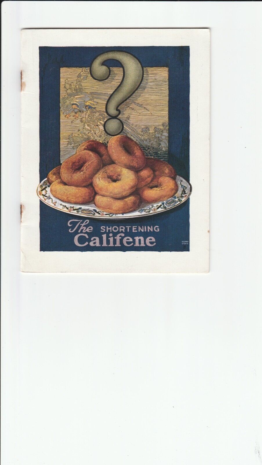 1920s Advertising Recipe Booklet Califene Cotton Seed Oil Western Meat Co SF CA 