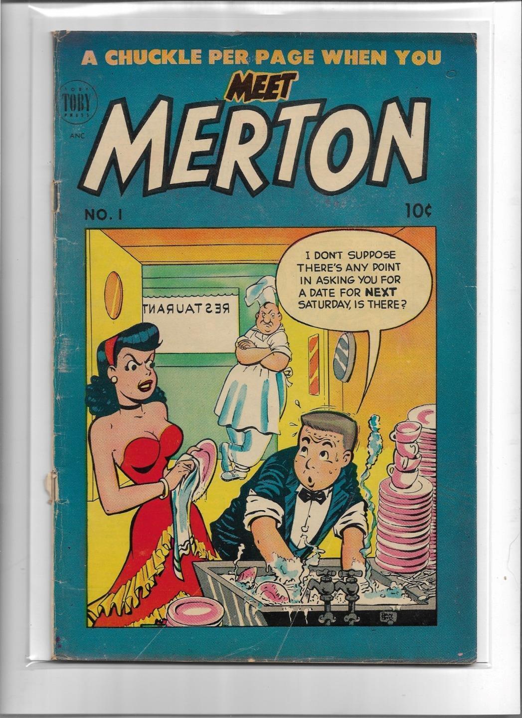 MERTON #1 1953 VERY GOOD- 3.5 3924
