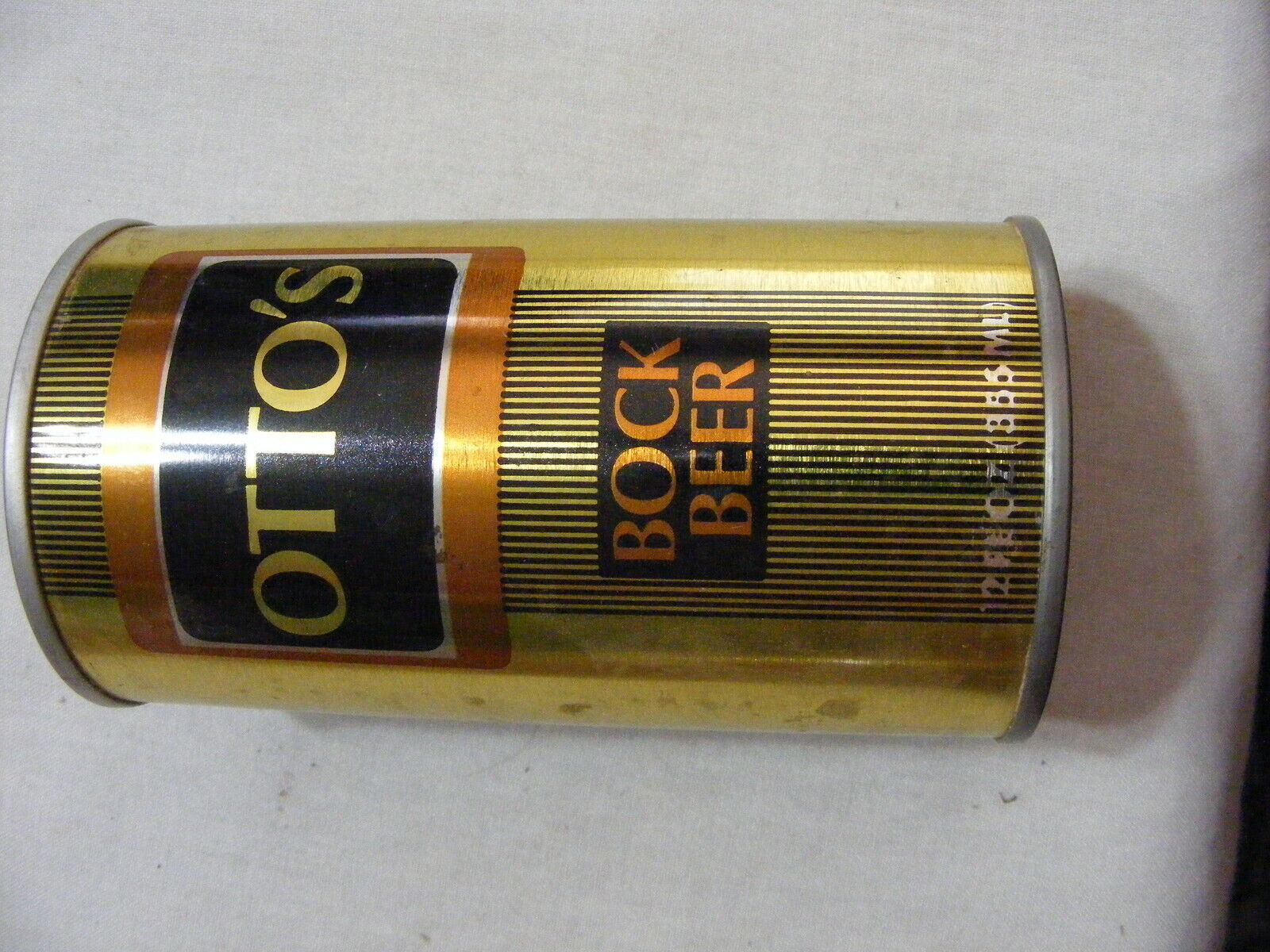 Vintage Steel Otto's Bock Pop Top Pull Tab Beer Can    K-AO