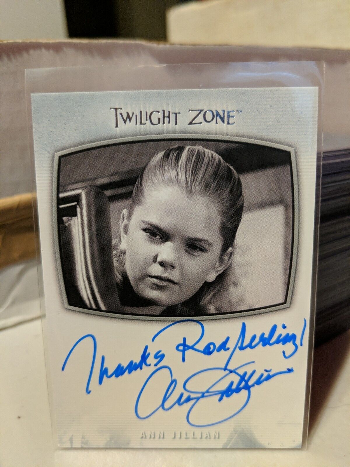 2020 Twilight Zone Archives Ann Jillian AI-19 Inscription Autograph Card *Scarce