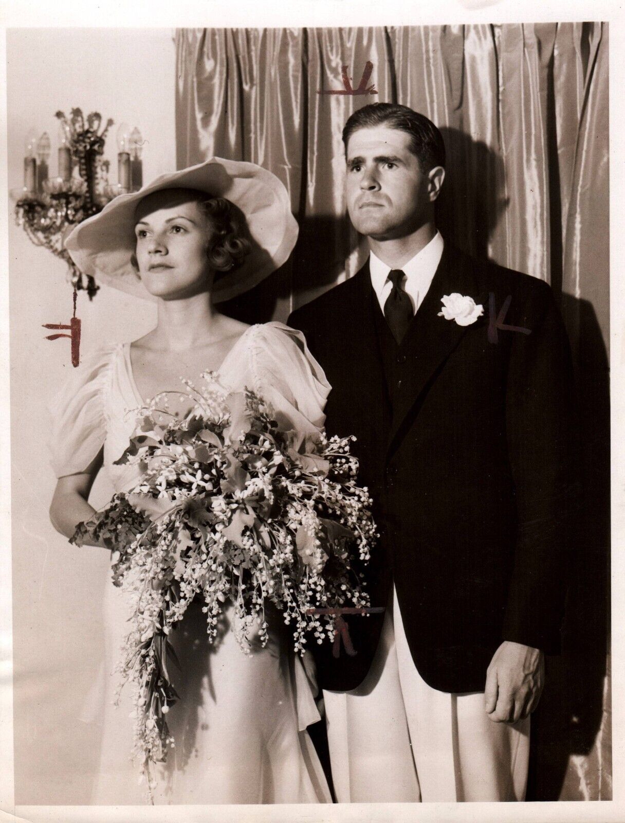Claudia Morgan + Robert Shipee (1934) ❤ Original Vintage ACME Photo K 380