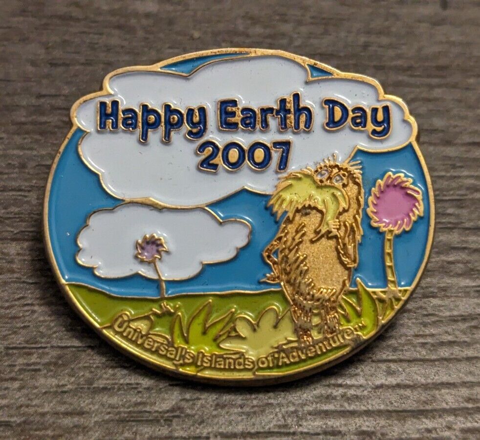  Happy Earth Day 2007 Universal Studios Islands Of Adventure Dr. Seuss Lorax Pin