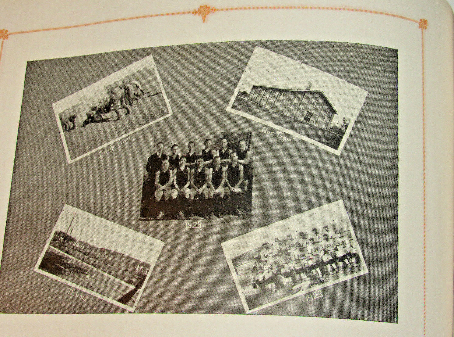 VTG 1923 ST. JOHN'S COLLEGE YEARBOOK WINFIELD, KANSAS PICTURES/STUDENTS/TOWN