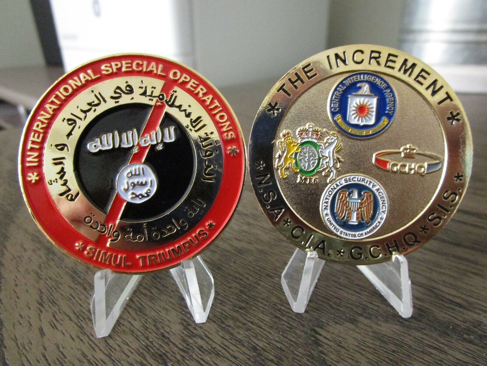 International Special Operations The Increment NSA CIA GCHQ SIS Challenge Coin