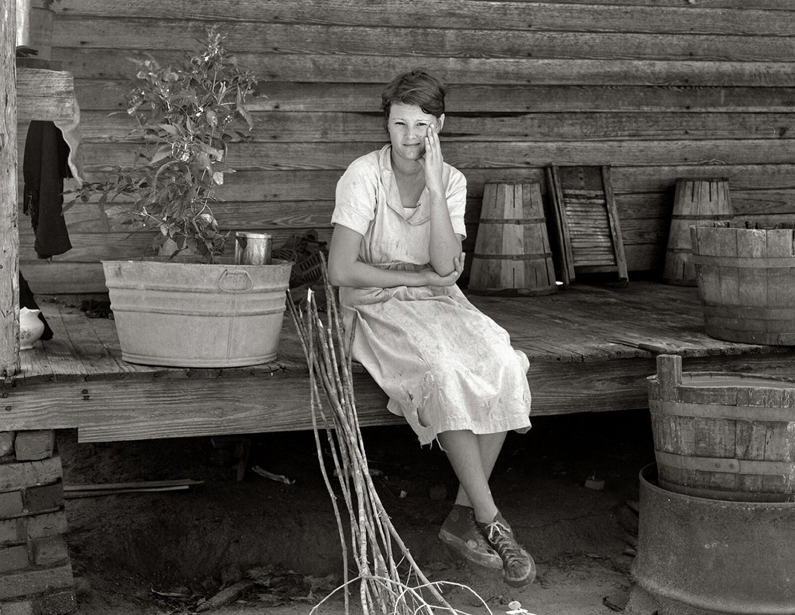 1936 FARMER\'S DAUGHTER DEPRESSION ERA  8.5 x 11 PHOTO
