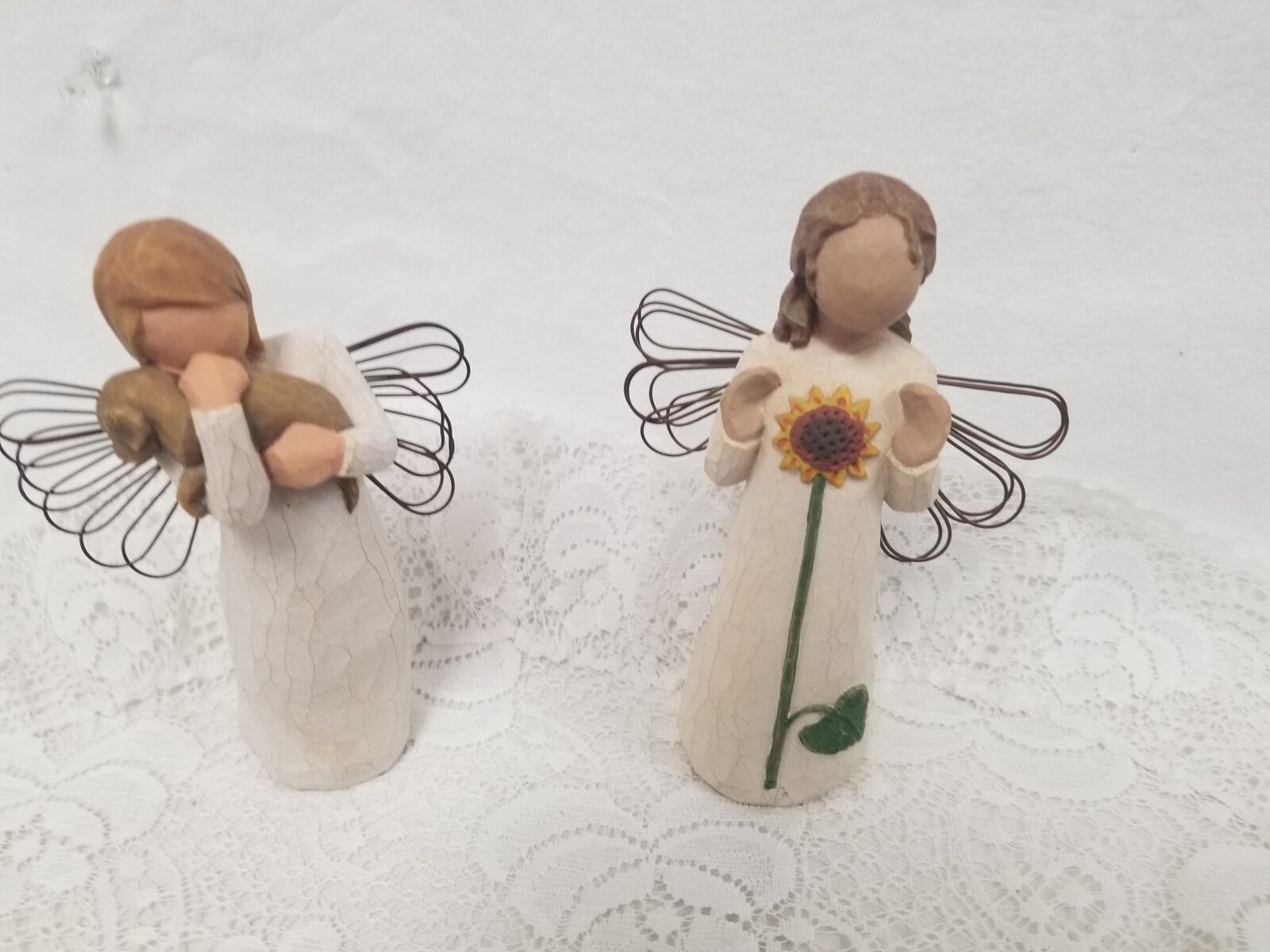 Pair of Willow Tree Angels