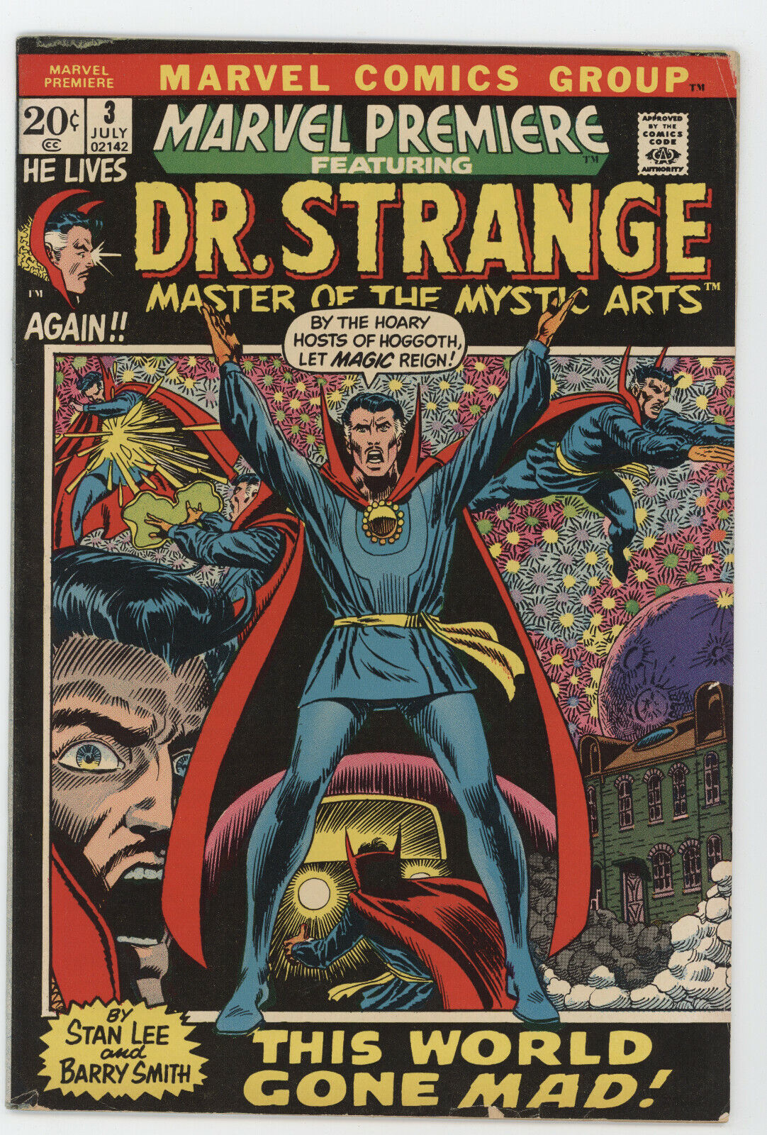 Marvel Premiere 3 1972 VG FN 1st Solo Dr Strange Barry Windsor Smith