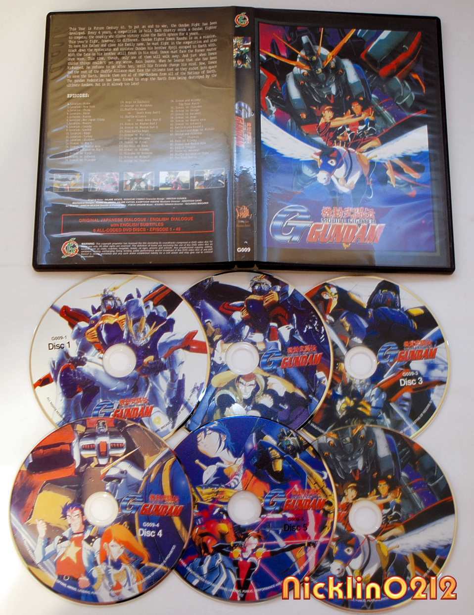 MOBILE FIGHTER G GUNDAM Complete 49 Episode NEW DVD English dub USA 6 DVDs