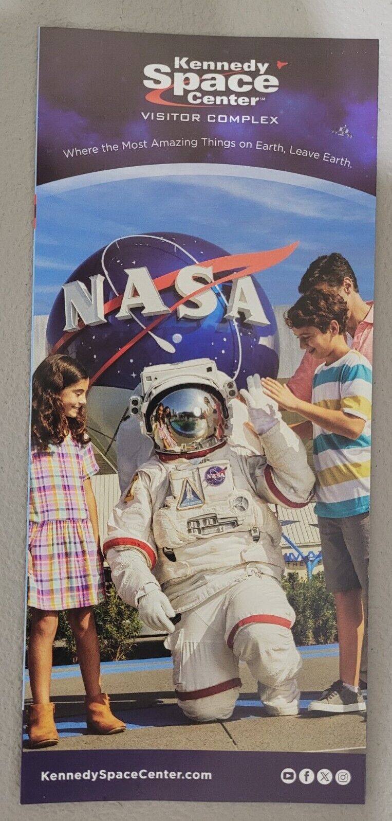 Kennedy Space Center visitor complex Brochures guide maps NEW 2024