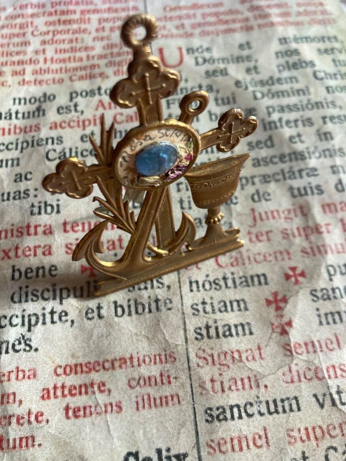 RARE VINTAGE RELIC St. Rita : Stunning with rose relic - SPECIAL - 1950's 