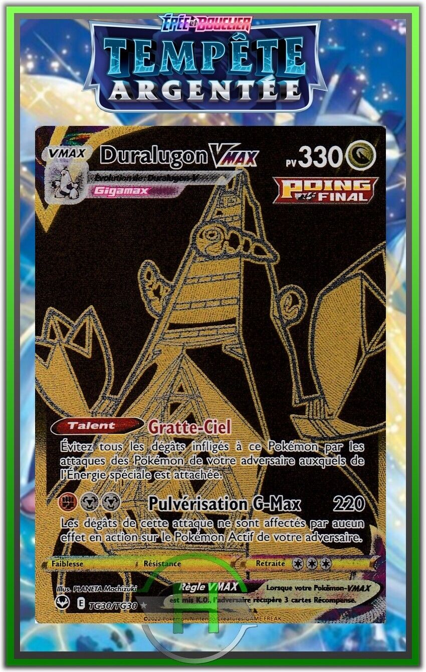 Duralugon Vmax - EB12:Silver Storm - TG30/TG30 - Pokemon Card FR New