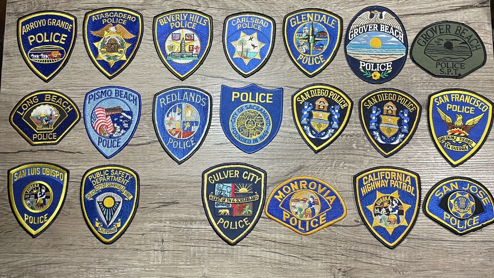 California Police Patch