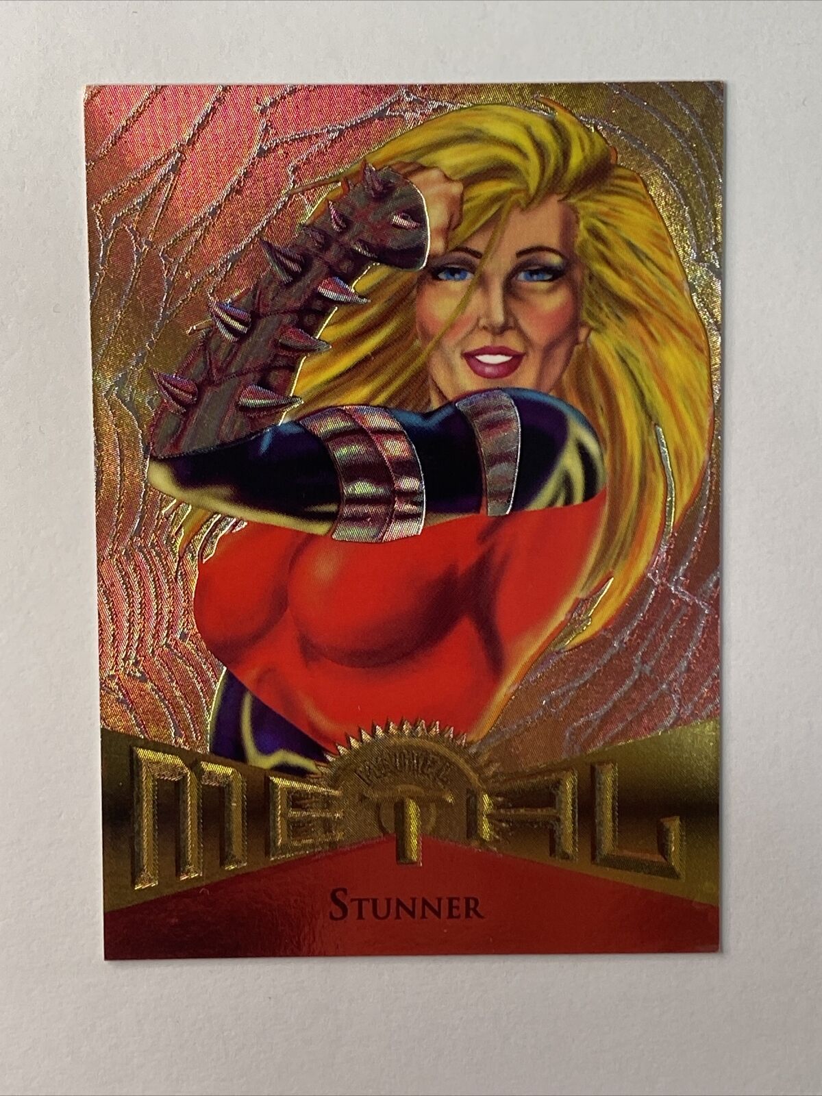 1995 Marvel Metal Stunner Card # 79