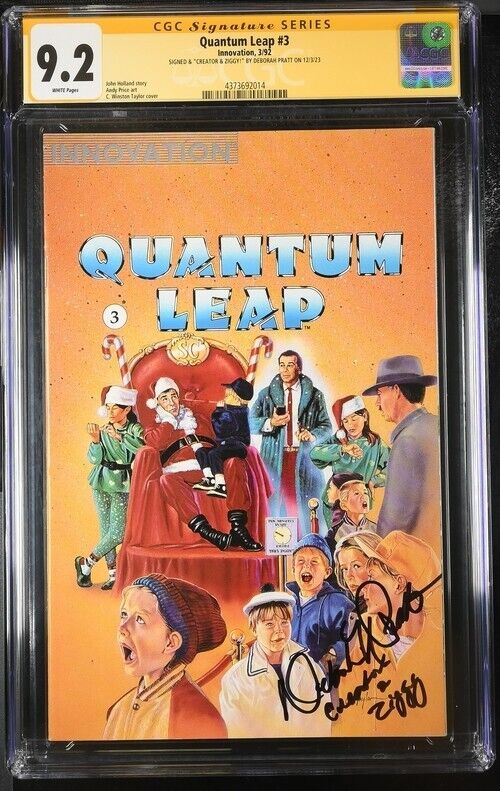 Quantum Leap (1992) # 3 (CGC 9.2 SS) Signed &\