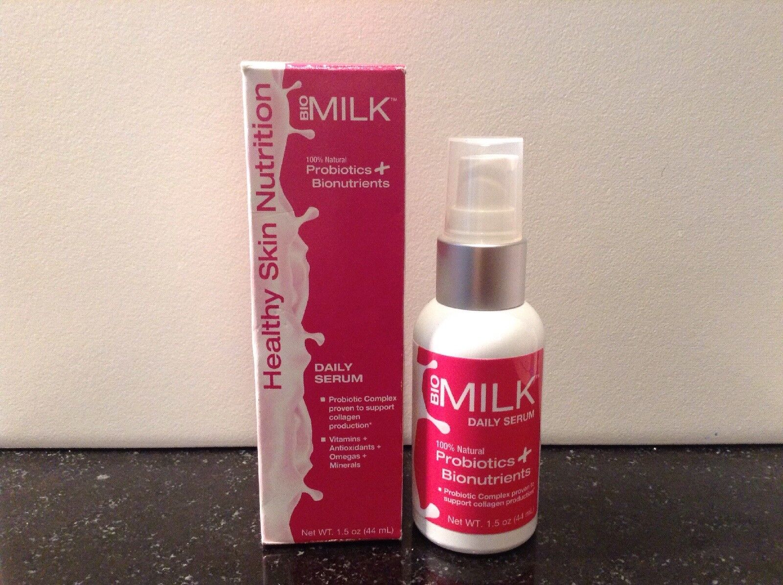 Bio Milk | Daily Serum | Healthy Skin Nutrition | Probiotics+ | 1.5 Oz | NIB