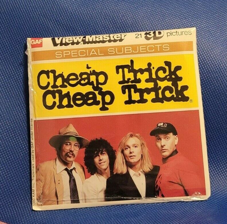 SEALED gaf L33 Cheap Trick Music Band Special Subjects view-master Reels Packet