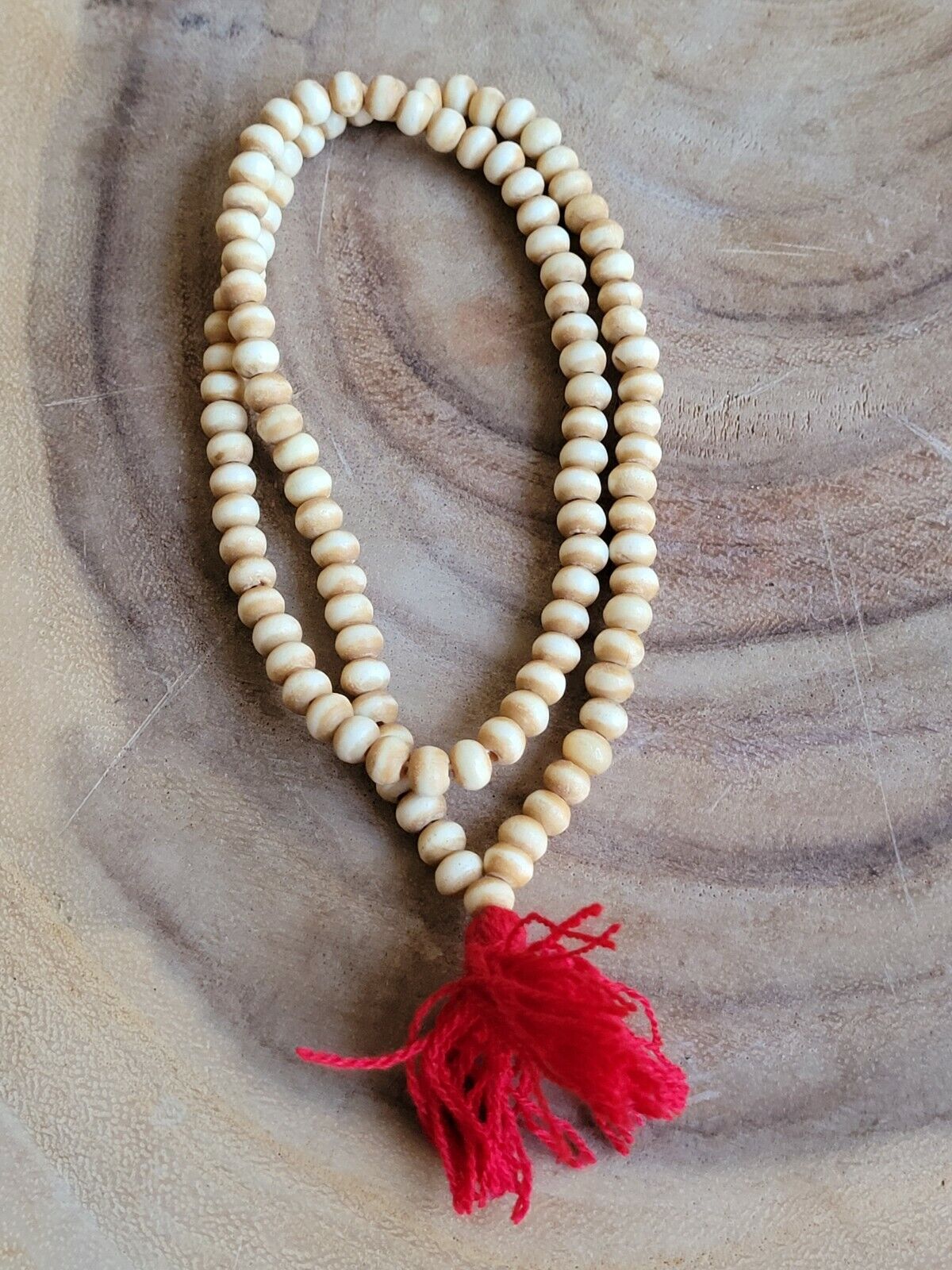 Buffalo Bone 108 8.5mm Buddhist Prayer Beads Tibetan Mala Necklace 