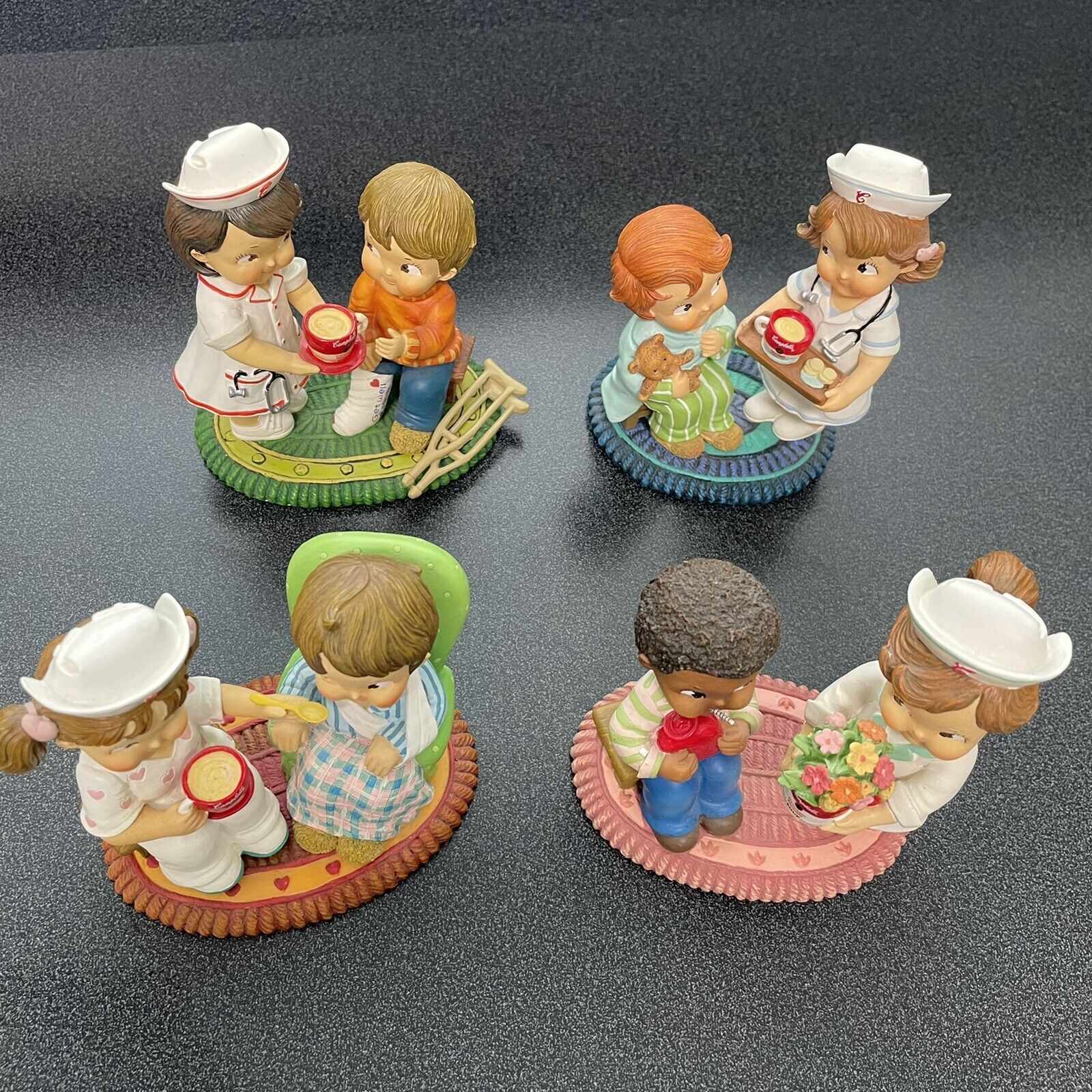 The Campbell Kids Nurses Nourish the Soul, set of 4 figurines