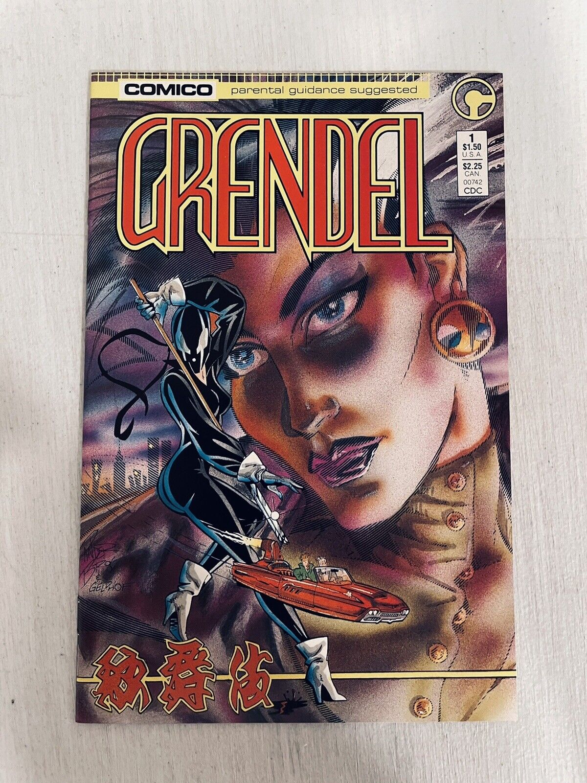 Grendel 1 (1986) Comico Comics 1st print * 1st app Christine Spar Netflix VF/NM