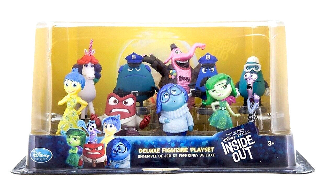 Disney Pixar Inside Out Deluxe 10-piece Figurine Cake Topper Mega Set Sadness