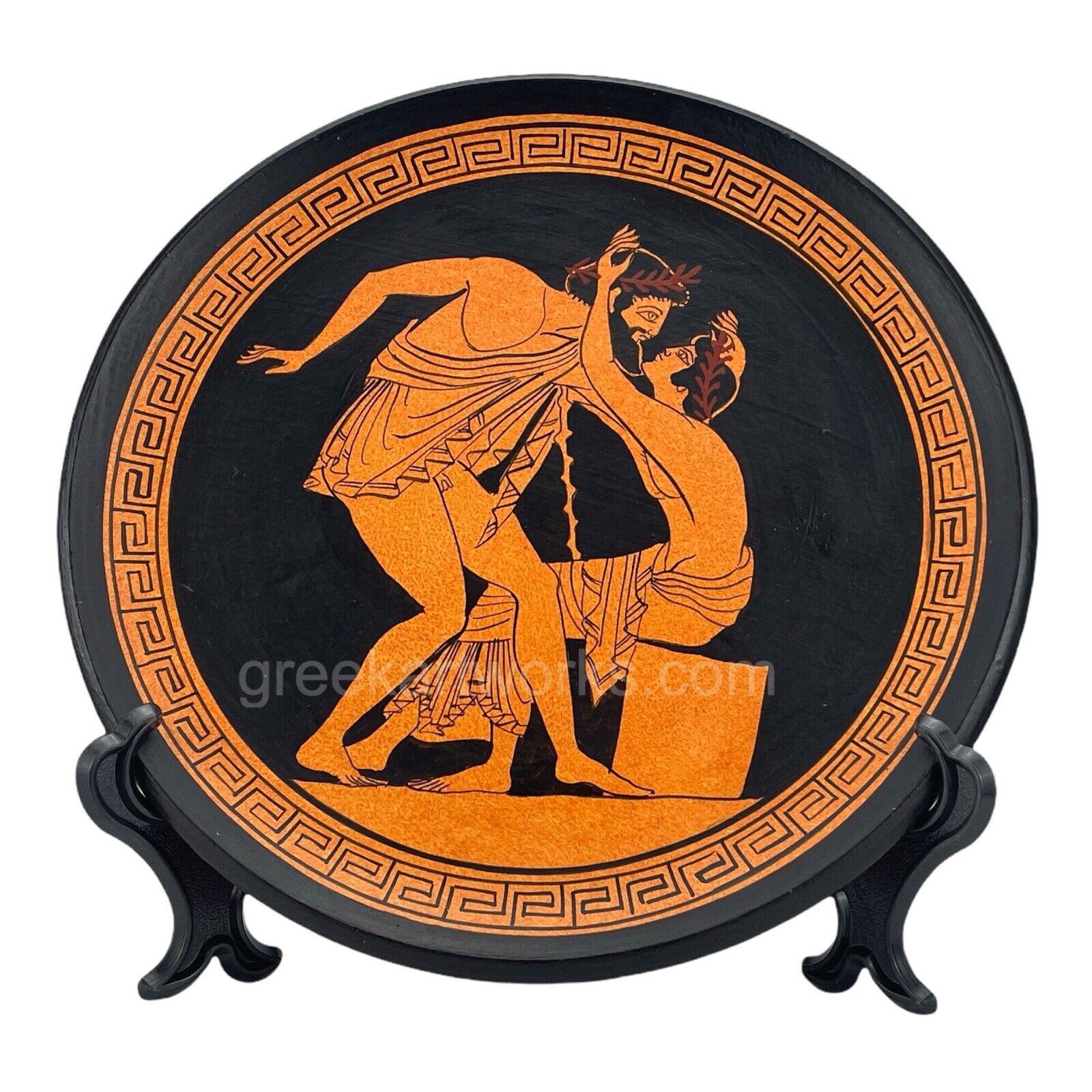 Homosexual Love Gay Sex Ancient Greece Vase Ceramic Plate Greek Pottery