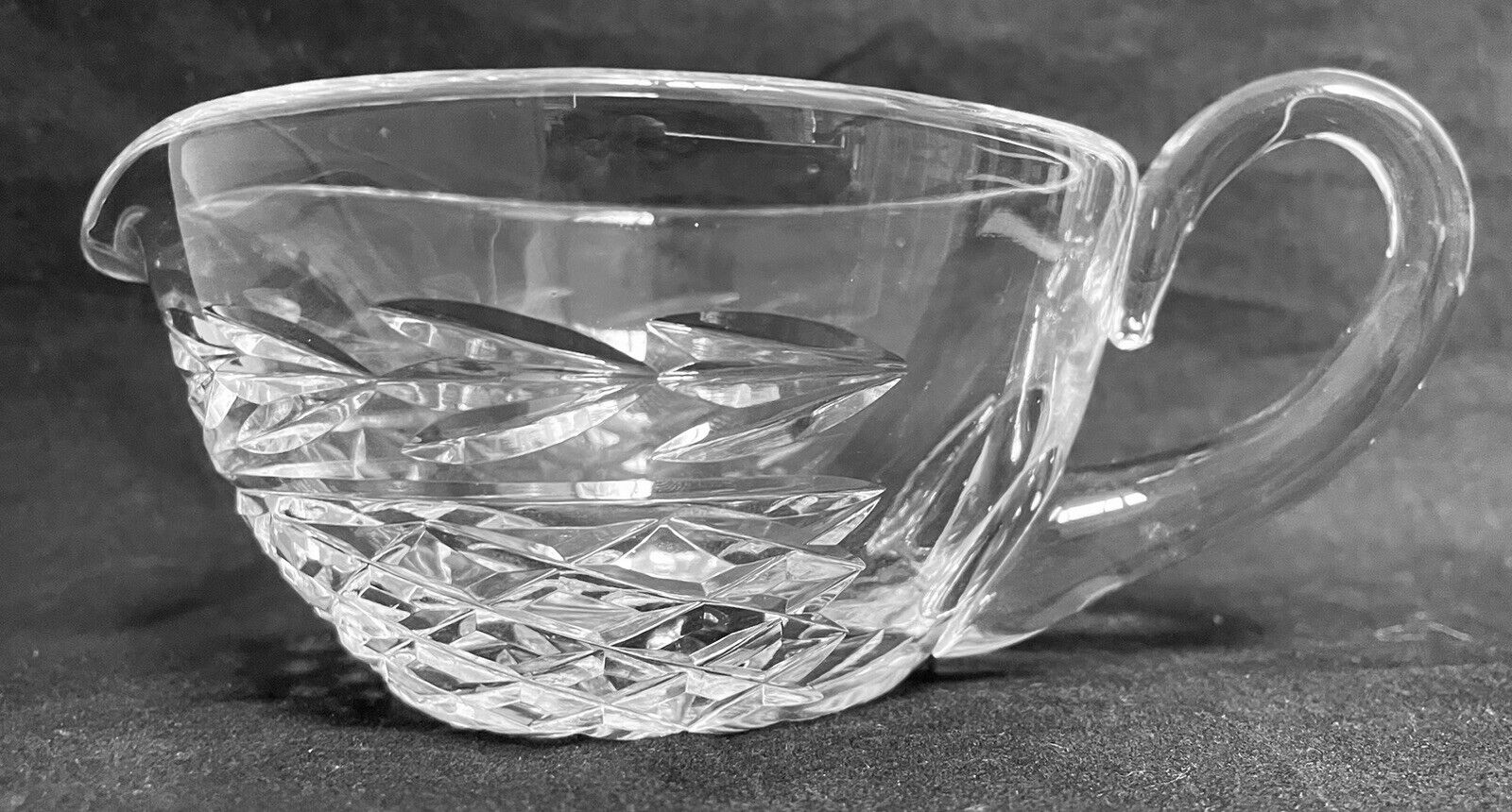 Waterford Clear Crystal Gravy/Sauce Boat EXCELLENT