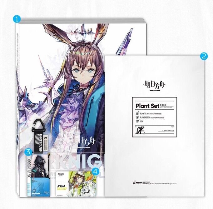 Arknights Official Illustration Collection Art Book Original Painting Set Vol.1