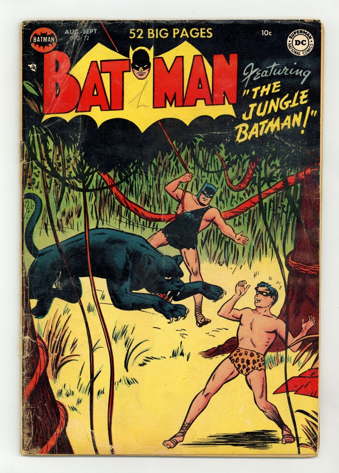 Batman #72 GD+ 2.5 1952