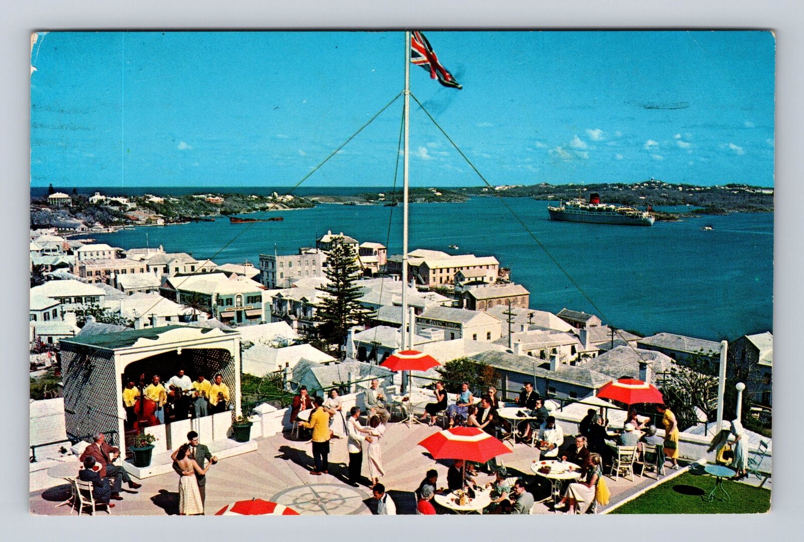 St George- Bermuda, St George Hotel, Advertisement, Vintage c1966 Postcard