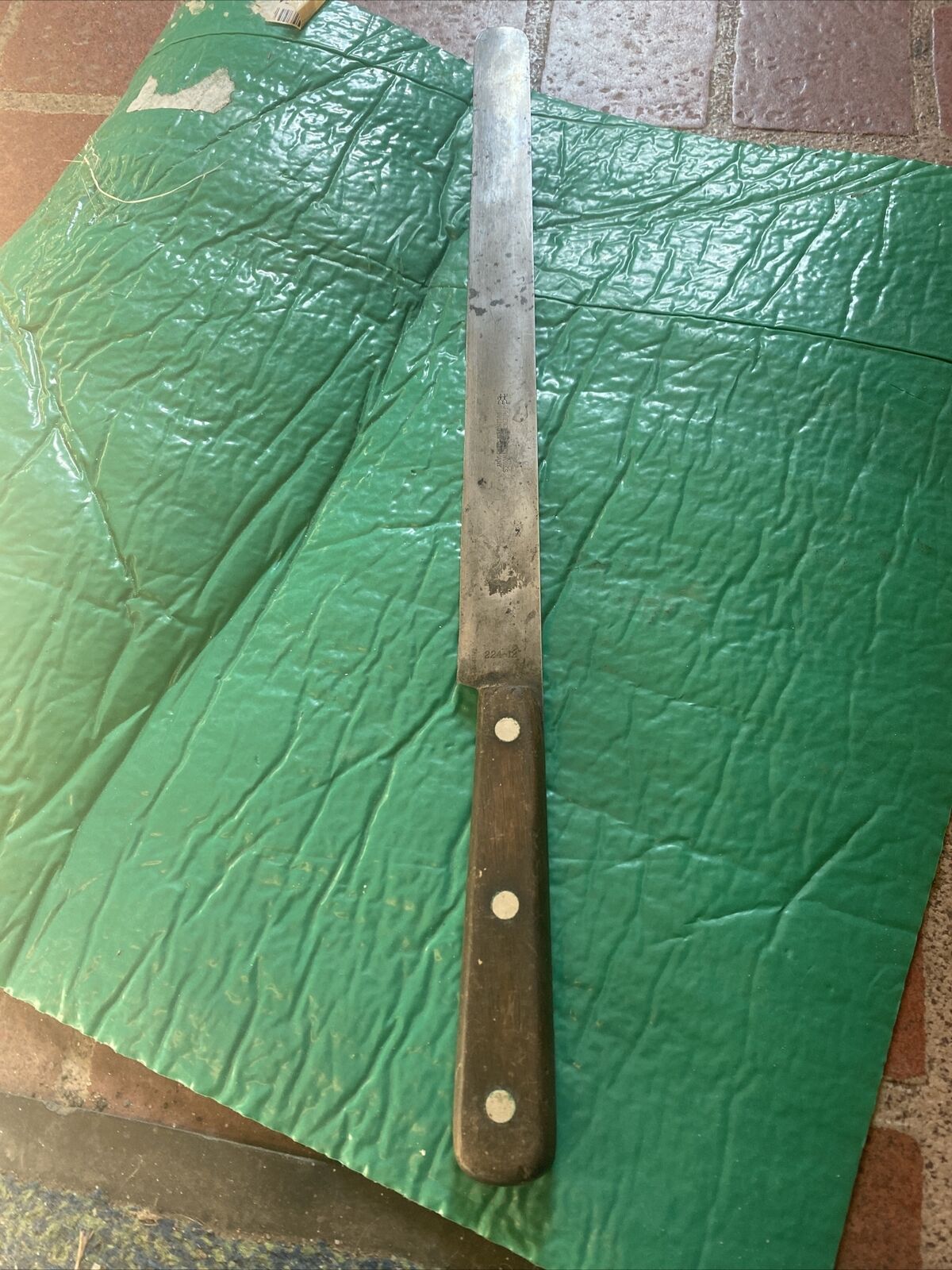 vintage Henckels twinworks 12 inch Carbon Steel Ham Slicer Knife,224-12
