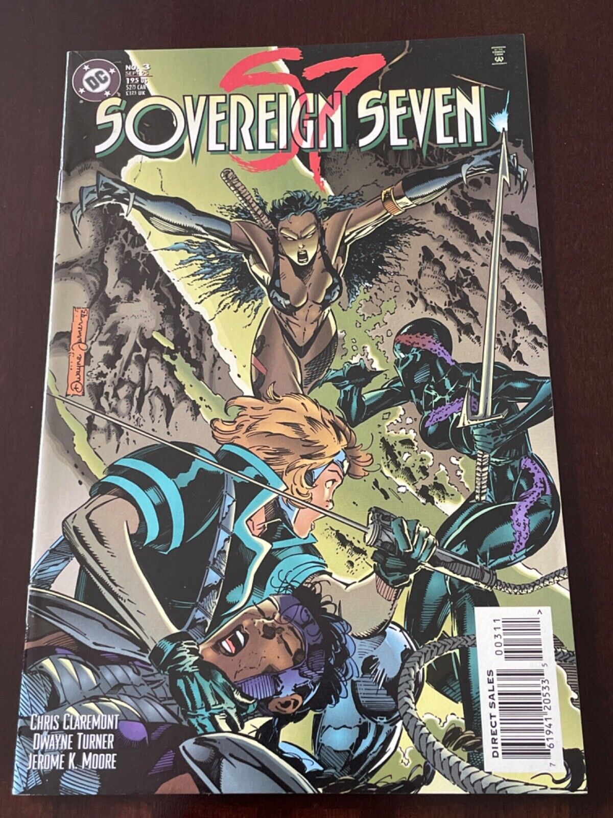 Sovereign Seven #3 Vol 1 (DC, 1995) Ungraded
