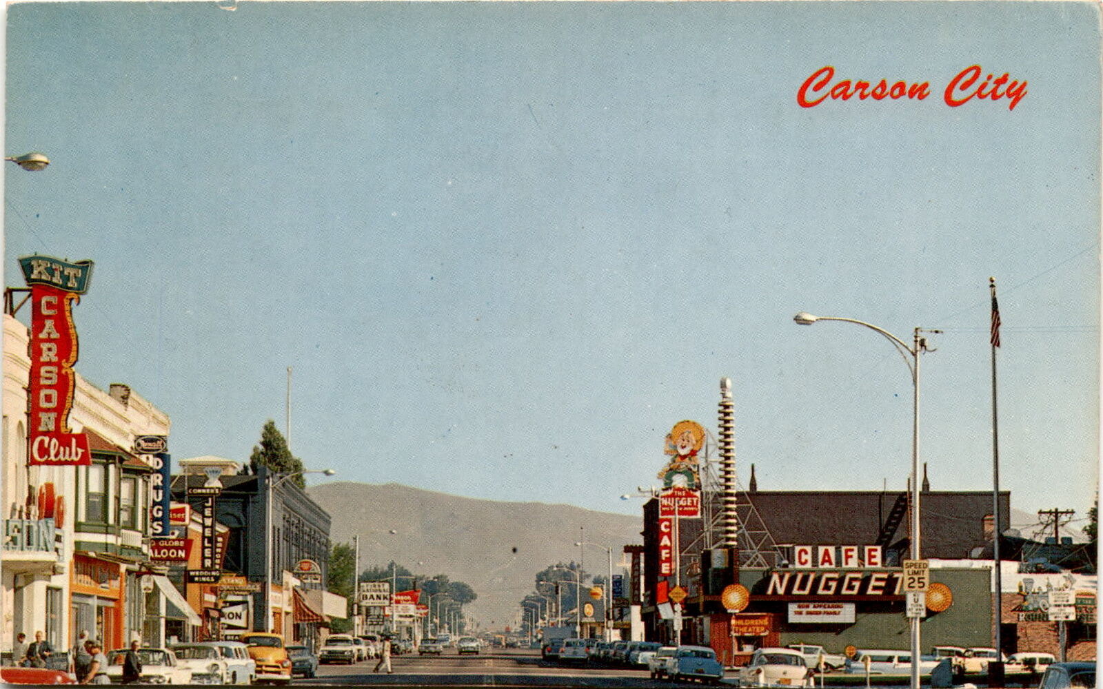 Discover Carson City, Nevada: history, entertainment, and dining postcard
