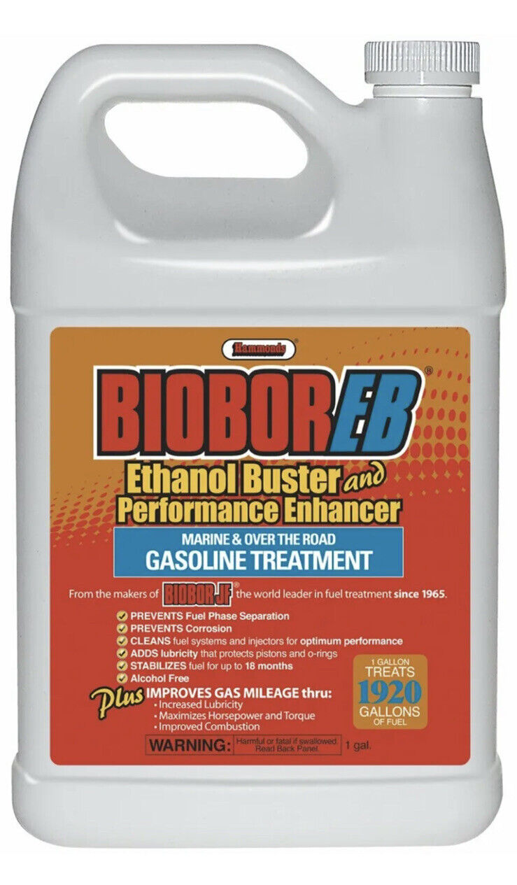 Biobor EB, Ethanol Buster and Performance Enhancer Gasoline Treatment, 1-Gallon